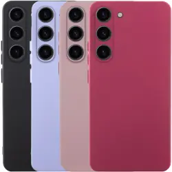 Чехол TPU GETMAN Liquid Silk Full Camera для Samsung Galaxy S23+