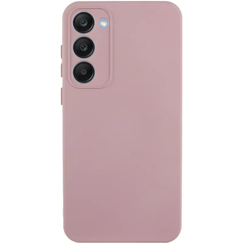 Чехол TPU GETMAN Liquid Silk Full Camera для Samsung Galaxy S23+, Розовый / Pink Sand, TPU, купить оптом с доставкой