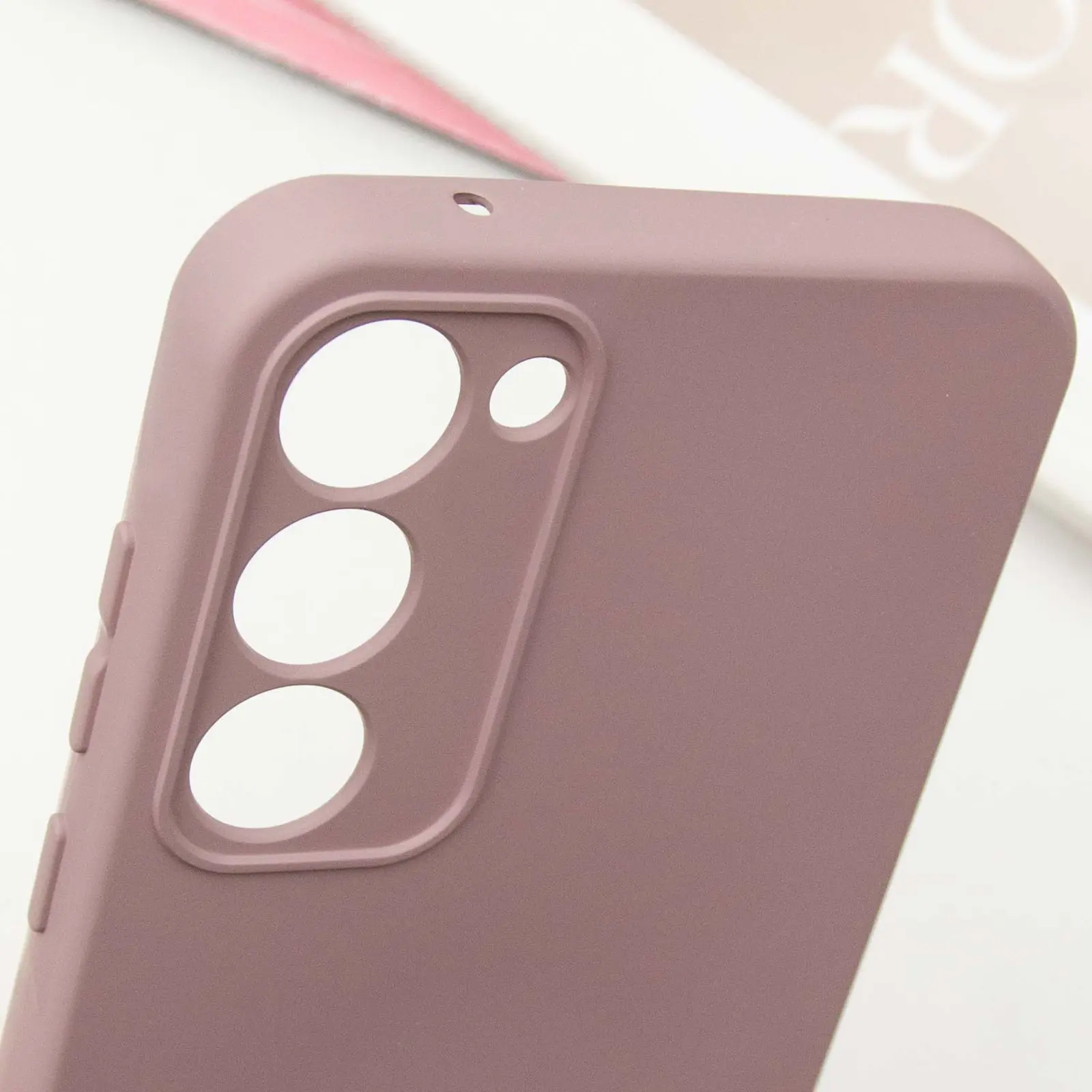 Чехол TPU GETMAN Liquid Silk Full Camera для Samsung Galaxy S23+, Розовый / Pink Sand 4, TPU, купить оптом с доставкой