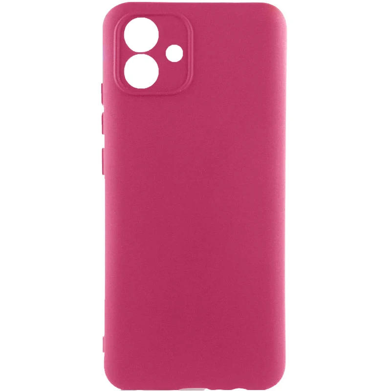 Чехол TPU GETMAN Liquid Silk Full Camera для Samsung Galaxy A04e, Бордовый / Marsala, TPU, купить оптом с доставкой