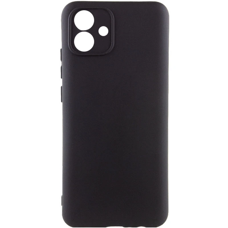Чехол TPU GETMAN Liquid Silk Full Camera для Samsung Galaxy A04e, Черный / Black, TPU, купить оптом с доставкой