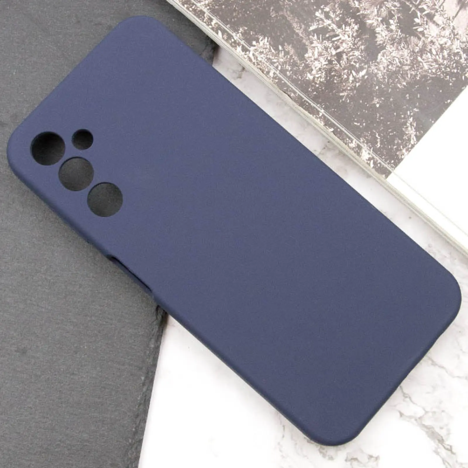 Чехол TPU GETMAN Liquid Silk Full Camera для Samsung Galaxy A34 5G, Синий / Midnight Blue 4, TPU, купить оптом с доставкой