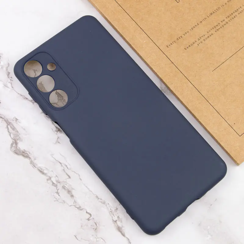 Чехол TPU GETMAN Liquid Silk Full Camera для Samsung Galaxy A14 4G/5G, Синий / Midnight Blue 3, TPU, купить оптом с доставкой