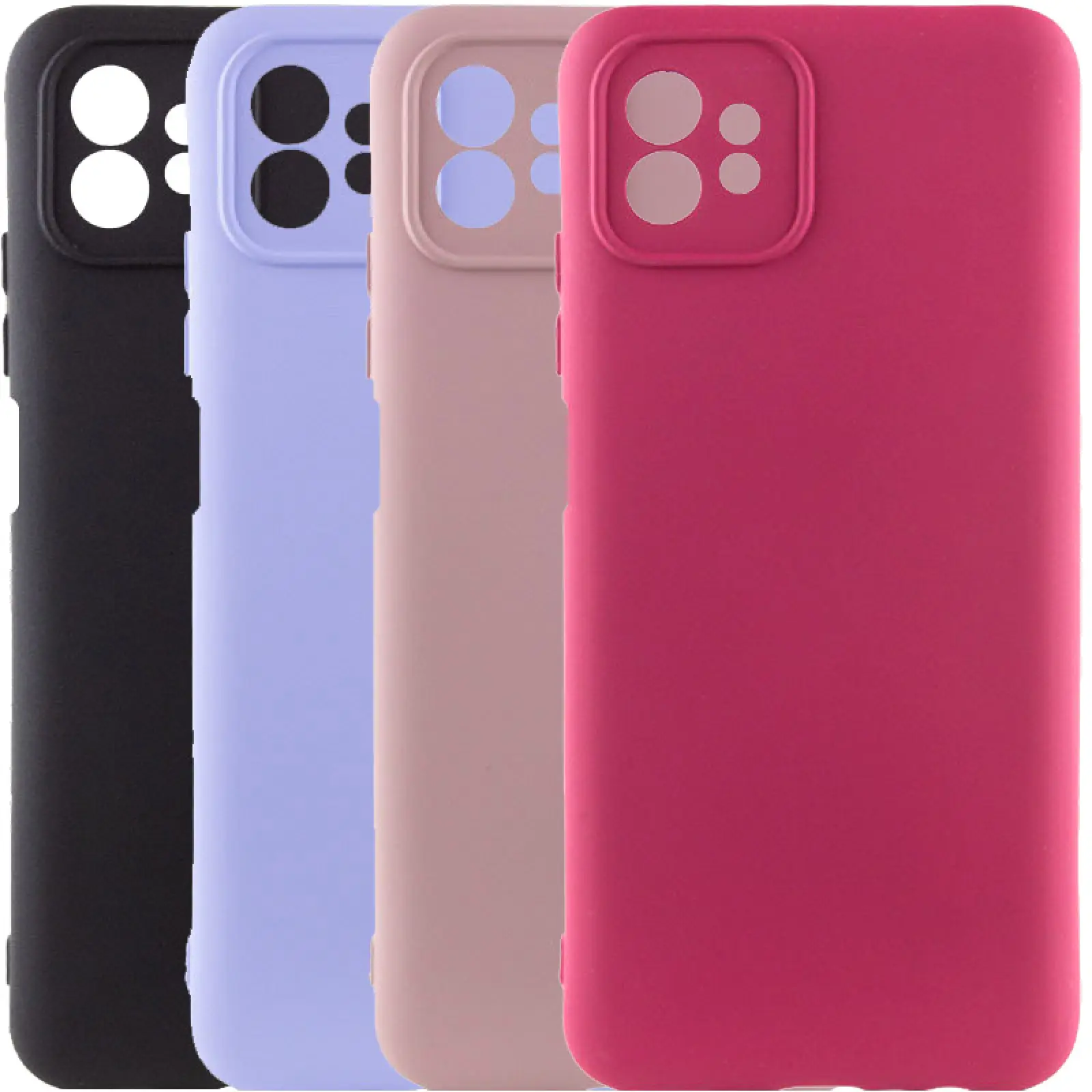 Чехол TPU GETMAN Liquid Silk Full Camera для Motorola Moto G32, TPU, купить оптом с доставкой