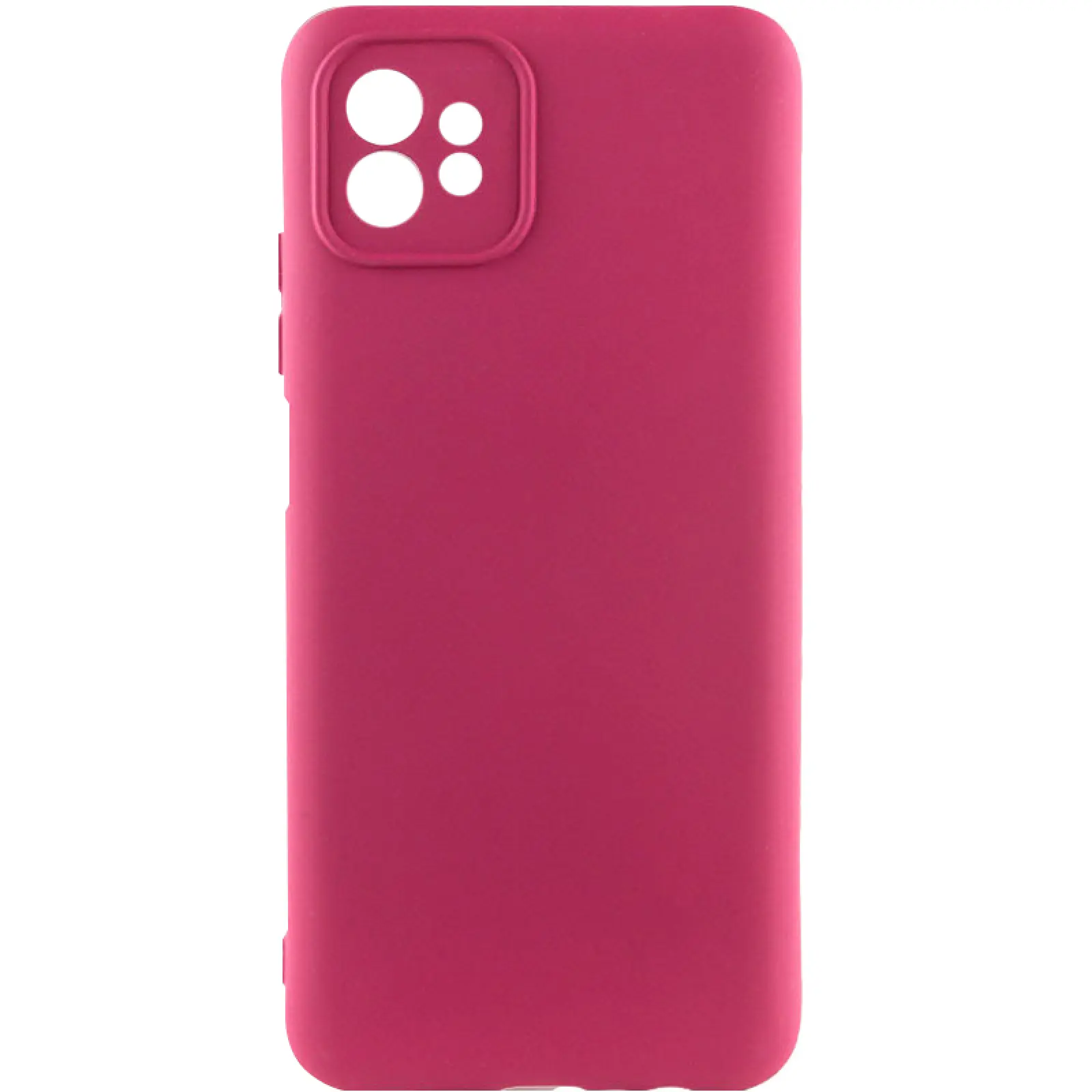 Чохол TPU GETMAN Liquid Silk Full Camera для Motorola Moto G32, Бордовий / Marsala, TPU, купити оптом з доставкою