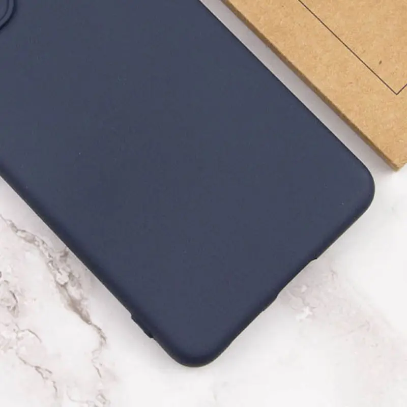 Чохол TPU GETMAN Liquid Silk Full Camera для Motorola Moto G32, Синій / Midnight Blue 2, TPU, купити оптом з доставкою