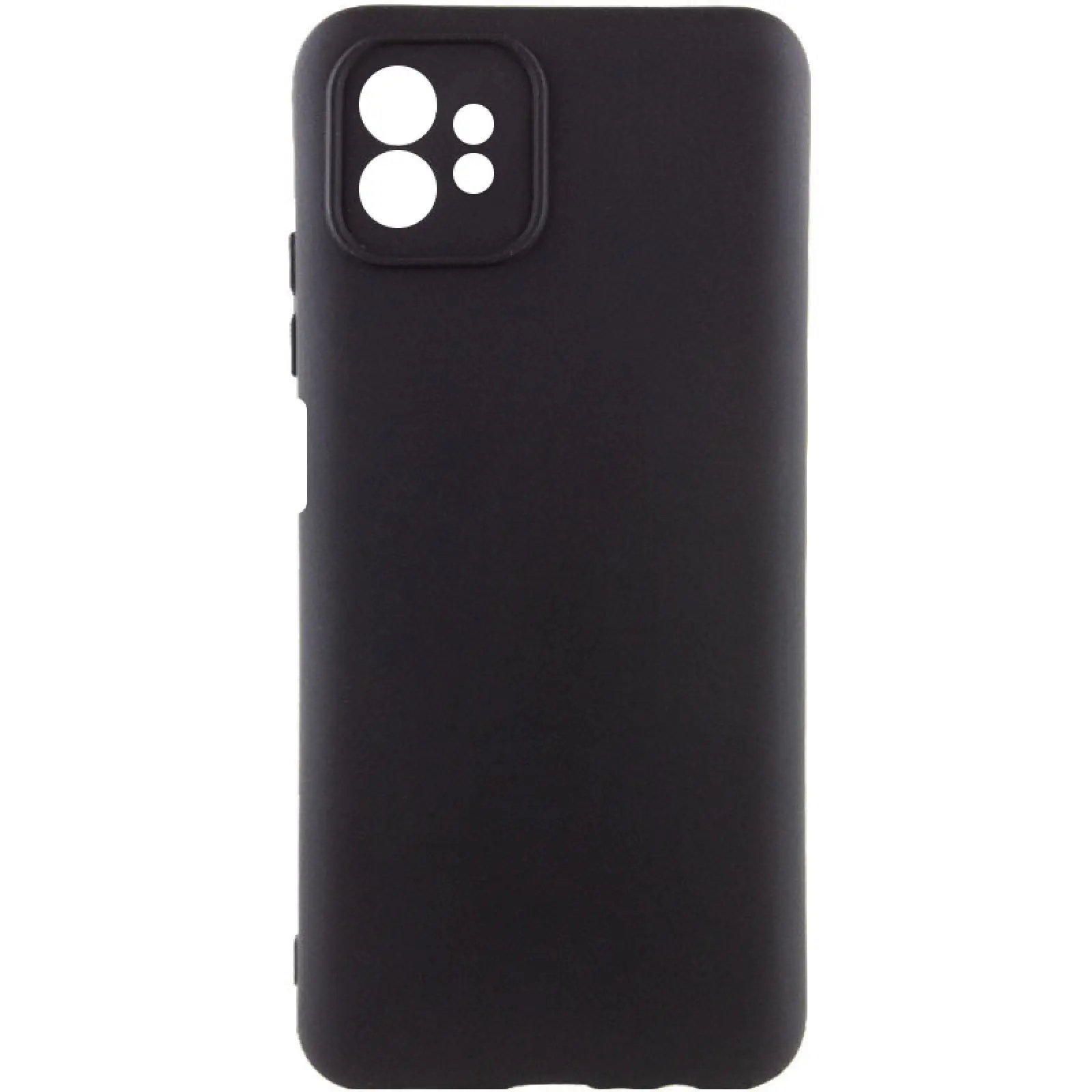 Чехол TPU GETMAN Liquid Silk Full Camera для Motorola Moto G32, Черный / Black, TPU, купить оптом с доставкой