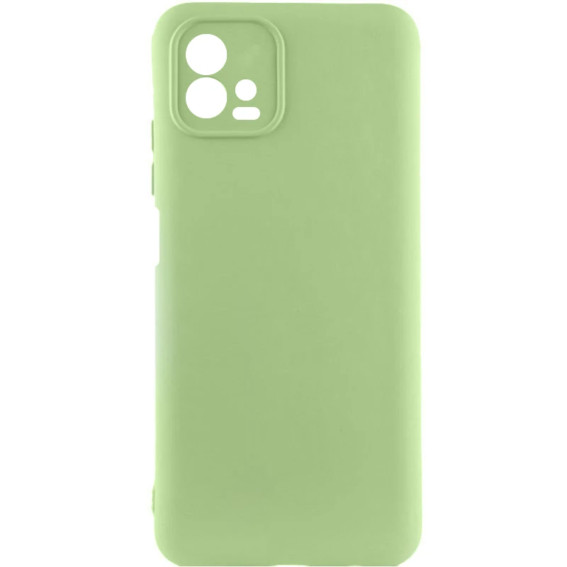 Чехол TPU GETMAN Liquid Silk Full Camera для Motorola Moto G72, Зеленый / Pistachio, TPU, купить оптом с доставкой