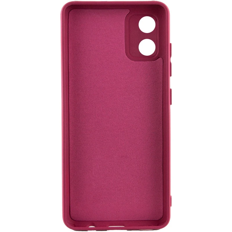 Чехол TPU GETMAN Liquid Silk Full Camera для Motorola Moto E13, Бордовый / Marsala 1, TPU, купить оптом с доставкой