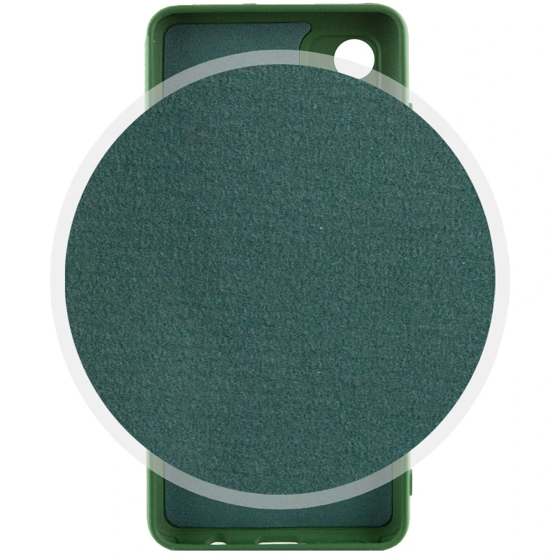 Чехол TPU GETMAN Liquid Silk Full Camera для Motorola Moto E13, Зеленый / Dark green 2, TPU, купить оптом с доставкой