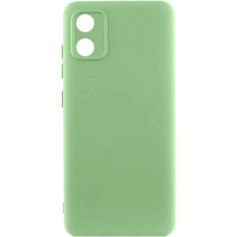 Чехол TPU GETMAN Liquid Silk Full Camera для Motorola Moto E13, Зеленый / Pistachio, TPU, купить оптом с доставкой