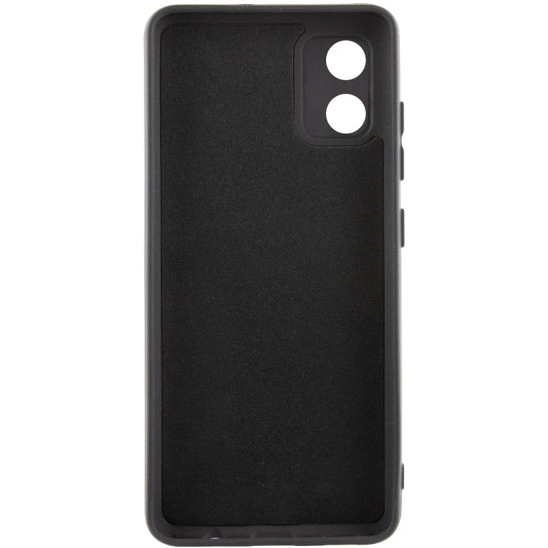 Чехол TPU GETMAN Liquid Silk Full Camera для Motorola Moto E13, Черный / Black 2, TPU, купить оптом с доставкой