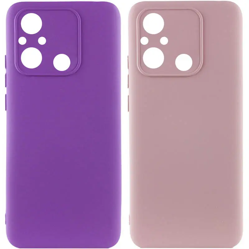 Чехол TPU GETMAN Liquid Silk Full Camera для Xiaomi Redmi 12C, TPU, купить оптом с доставкой