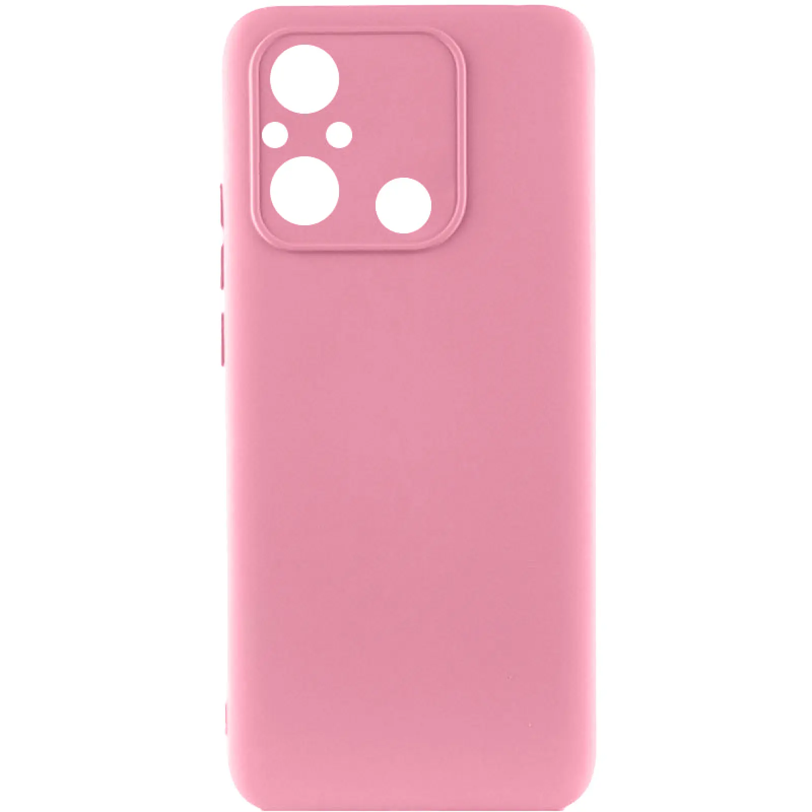 Чехол TPU GETMAN Liquid Silk Full Camera для Xiaomi Redmi 12C, Розовый / Pink, TPU, купить оптом с доставкой