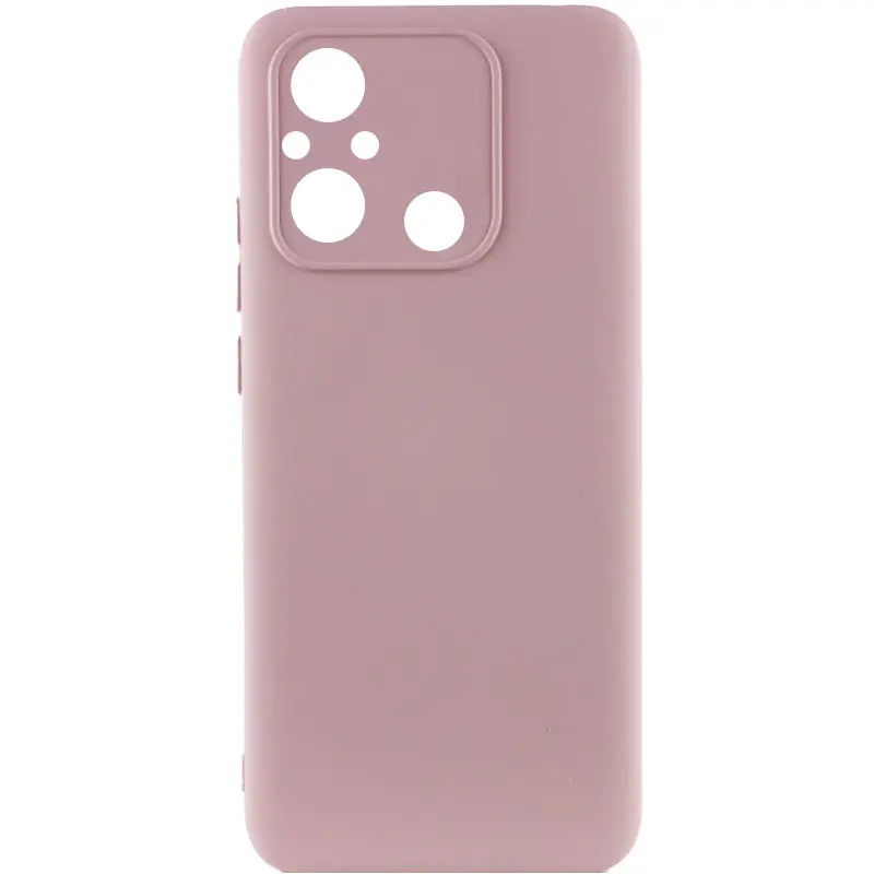 Чехол TPU GETMAN Liquid Silk Full Camera для Xiaomi Redmi 12C, Розовый / Pink Sand, TPU, купить оптом с доставкой