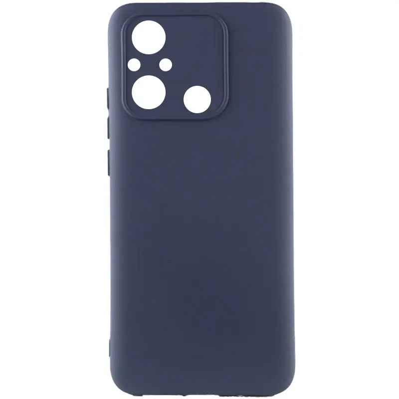 Чехол TPU GETMAN Liquid Silk Full Camera для Xiaomi Redmi 12C, Синий / Midnight Blue, TPU, купить оптом с доставкой