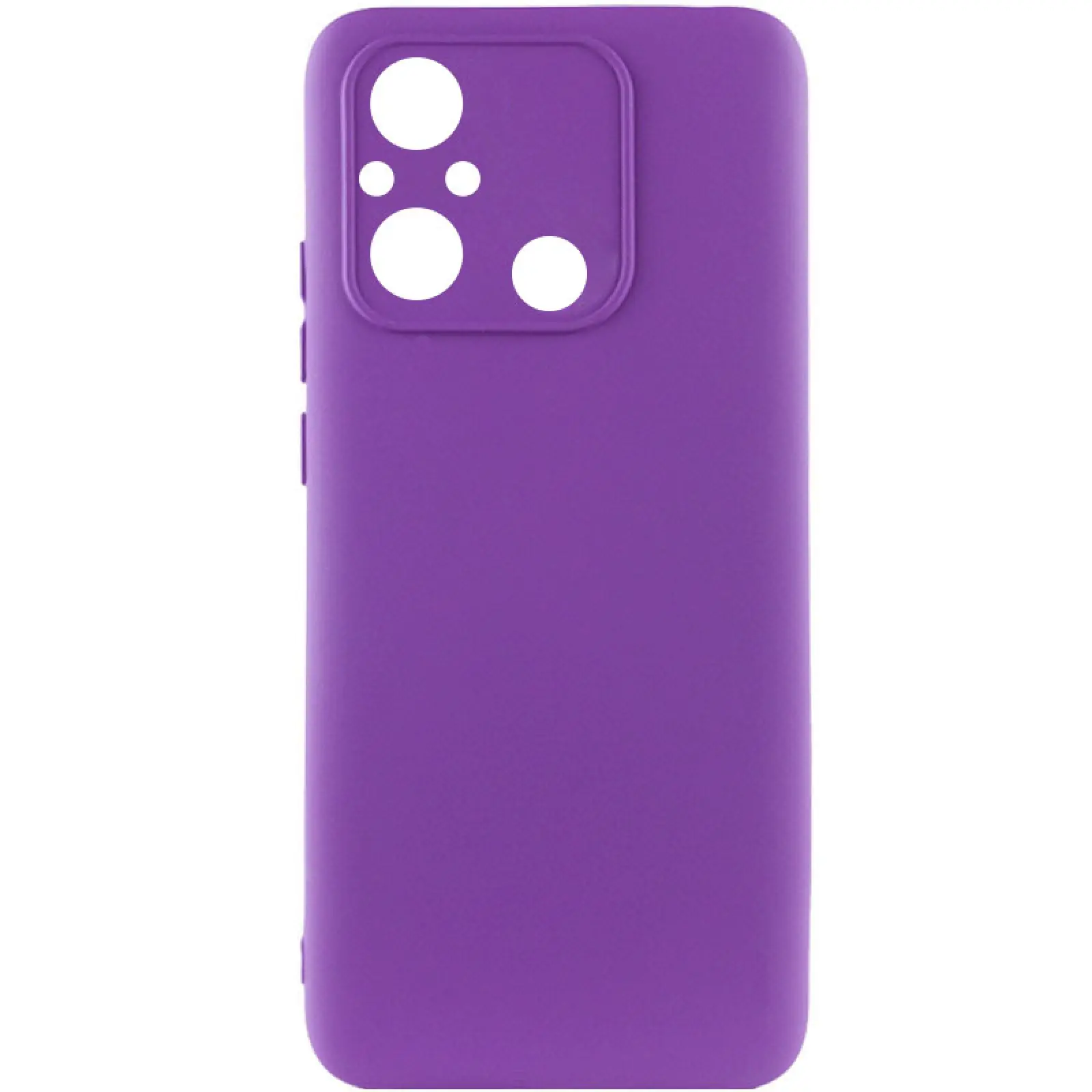 Чехол TPU GETMAN Liquid Silk Full Camera для Xiaomi Redmi 12C, Фиолетовый / Purple, TPU, купить оптом с доставкой