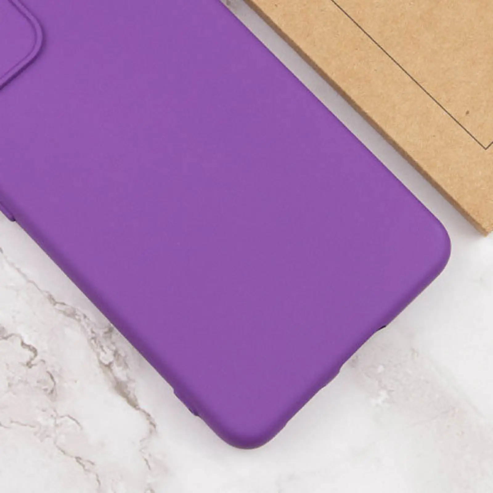 Чехол TPU GETMAN Liquid Silk Full Camera для Xiaomi Redmi 12C, Фиолетовый / Purple 3, TPU, купить оптом с доставкой