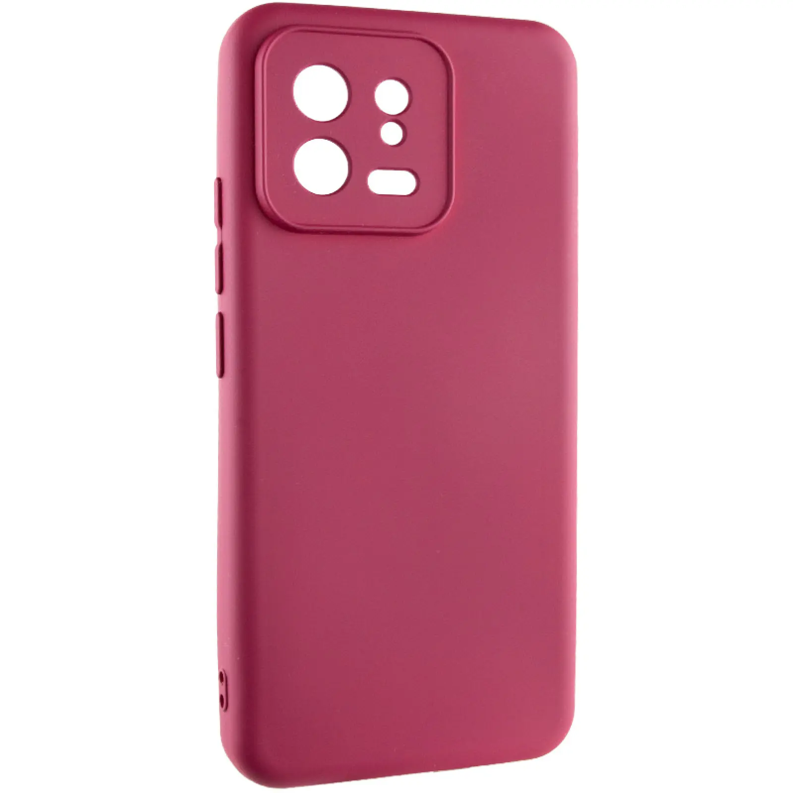 Чехол TPU GETMAN Liquid Silk Full Camera для Xiaomi 13, Бордовый / Marsala 1, TPU, купить оптом с доставкой