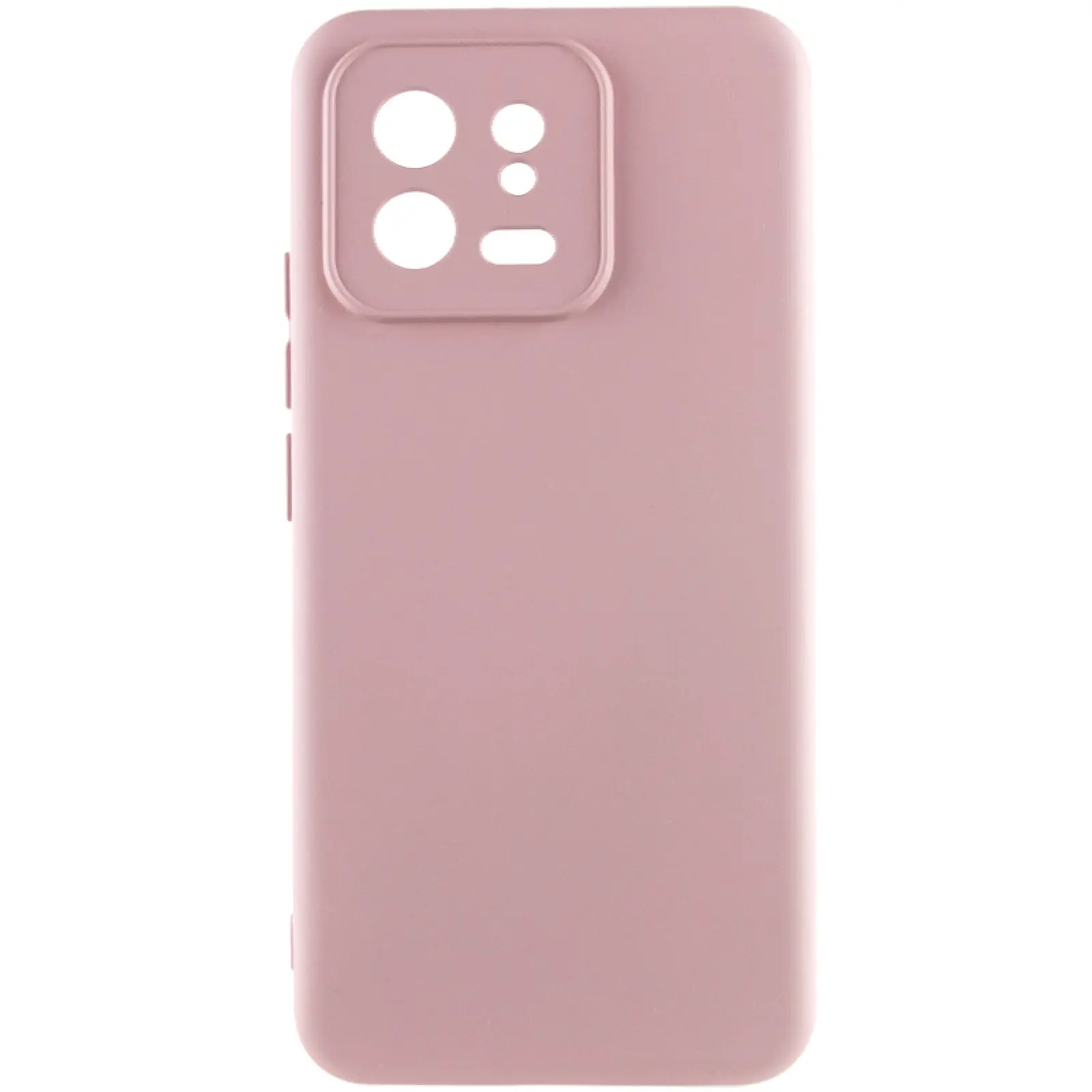 Чехол TPU GETMAN Liquid Silk Full Camera для Xiaomi 13, Розовый / Pink Sand, TPU, купить оптом с доставкой