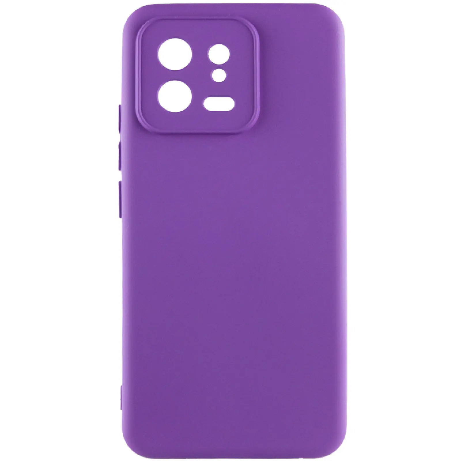 Чохол TPU GETMAN Liquid Silk Full Camera для Xiaomi 13 Pro, Фіолетовий / Purple, TPU, купити оптом з доставкою