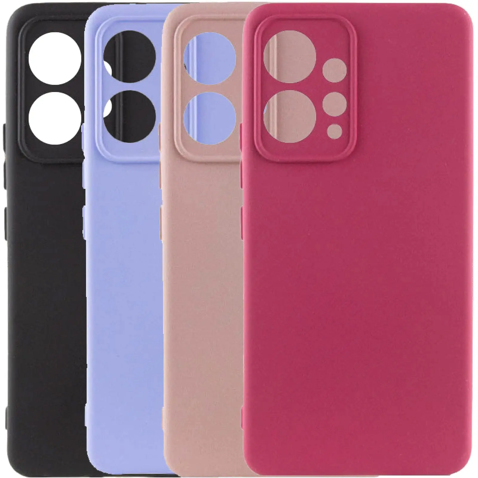Чехол TPU GETMAN Liquid Silk Full Camera для Xiaomi Redmi Note 12 4G, TPU, купить оптом с доставкой