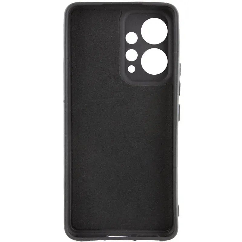 Чехол TPU GETMAN Liquid Silk Full Camera для Xiaomi Redmi Note 12 4G, Черный / Black 2, TPU, купить оптом с доставкой