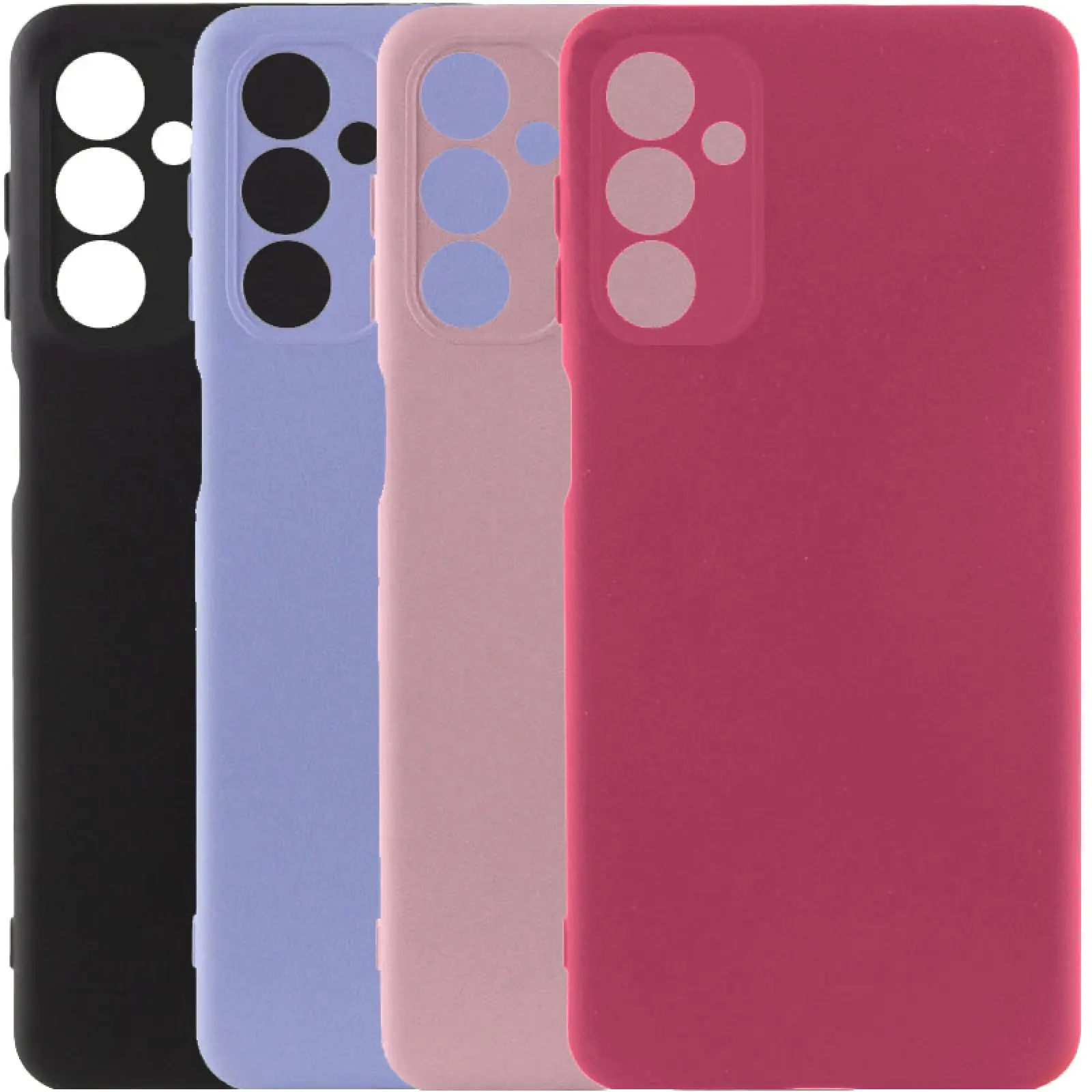 Чехол TPU GETMAN Liquid Silk Full Camera для Samsung Galaxy A24 4G, TPU, купить оптом с доставкой