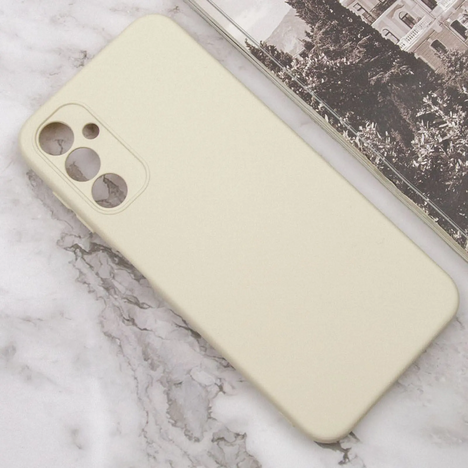 Чехол TPU GETMAN Liquid Silk Full Camera для Samsung Galaxy A24 4G, Песочный / Sand 3, TPU, купить оптом с доставкой