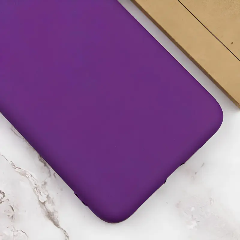 Чехол TPU GETMAN Liquid Silk Full Camera для Samsung Galaxy A24 4G, Фиолетовый / Purple 1, TPU, купить оптом с доставкой