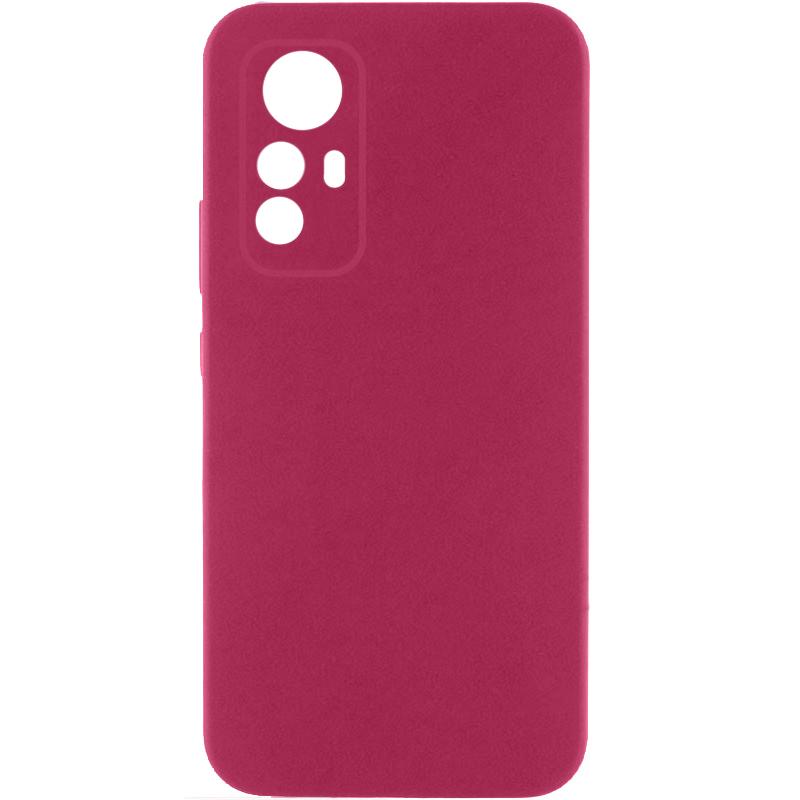 Чохол GETMAN Liquid Silk Full Camera для Xiaomi Redmi Note 12S | TPU + Мікрофібра на малюнкі №1