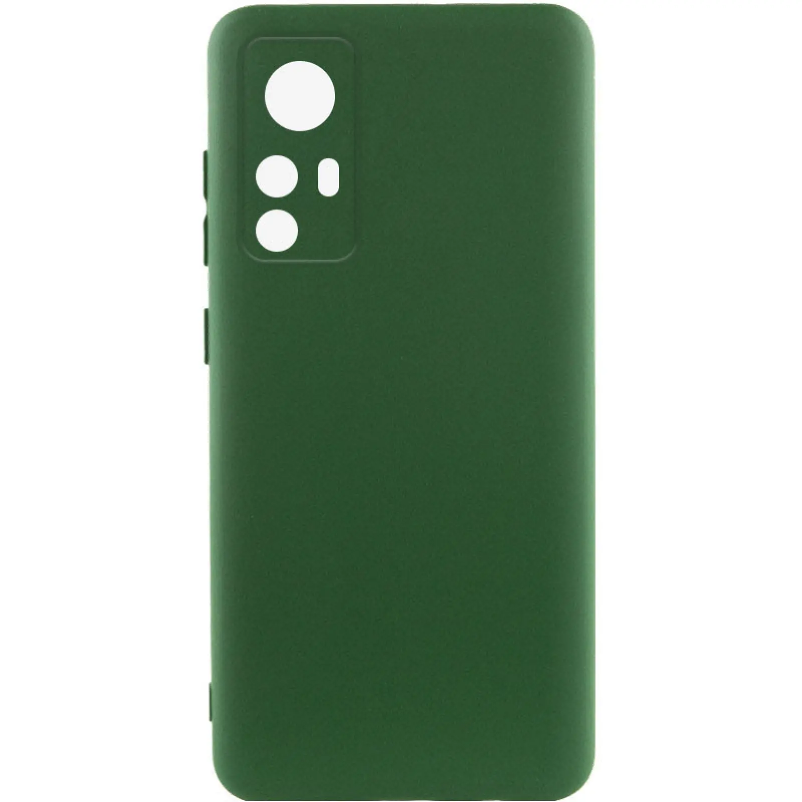 Чехол TPU GETMAN Liquid Silk Full Camera для Xiaomi Redmi Note 12S, Зеленый / Dark green, TPU, купить оптом с доставкой