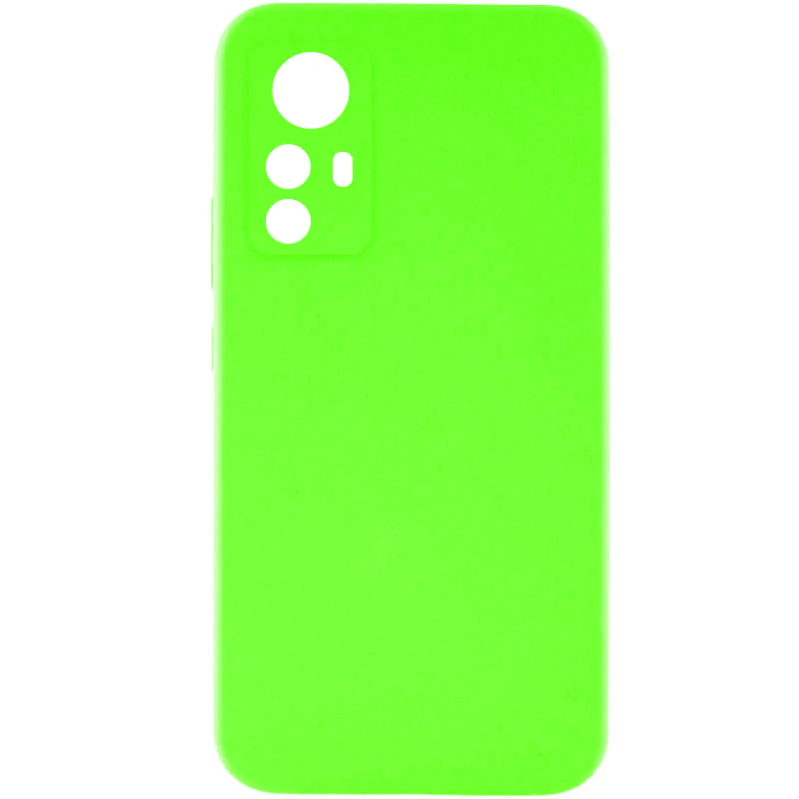 Чехол TPU GETMAN Liquid Silk Full Camera для Xiaomi Redmi Note 12S, Салатовый / Neon Green, TPU, купить оптом с доставкой