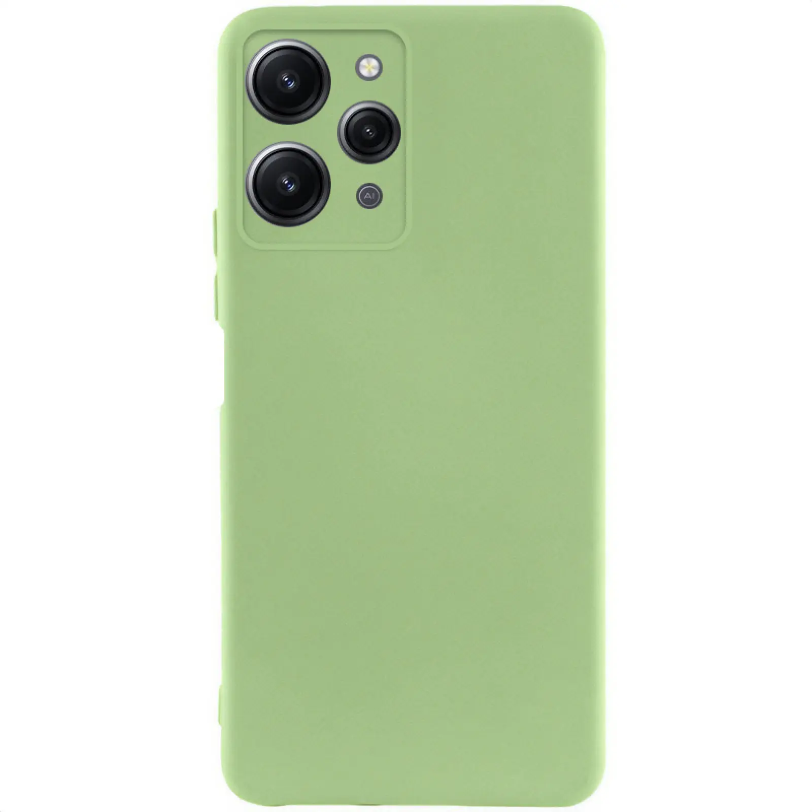 Чохол TPU GETMAN Liquid Silk Full Camera для Xiaomi Redmi 12, Зелений / Pistachio, TPU, купити оптом з доставкою