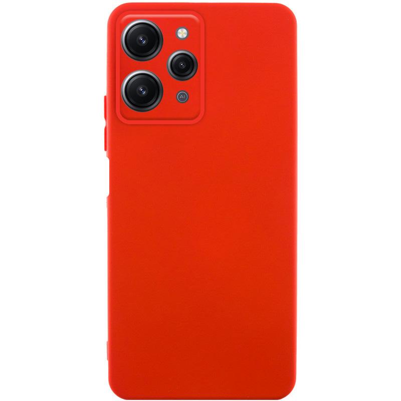 Чохол GETMAN Liquid Silk Full Camera для Xiaomi Redmi 12 | TPU + Мікрофібра на малюнкі №1