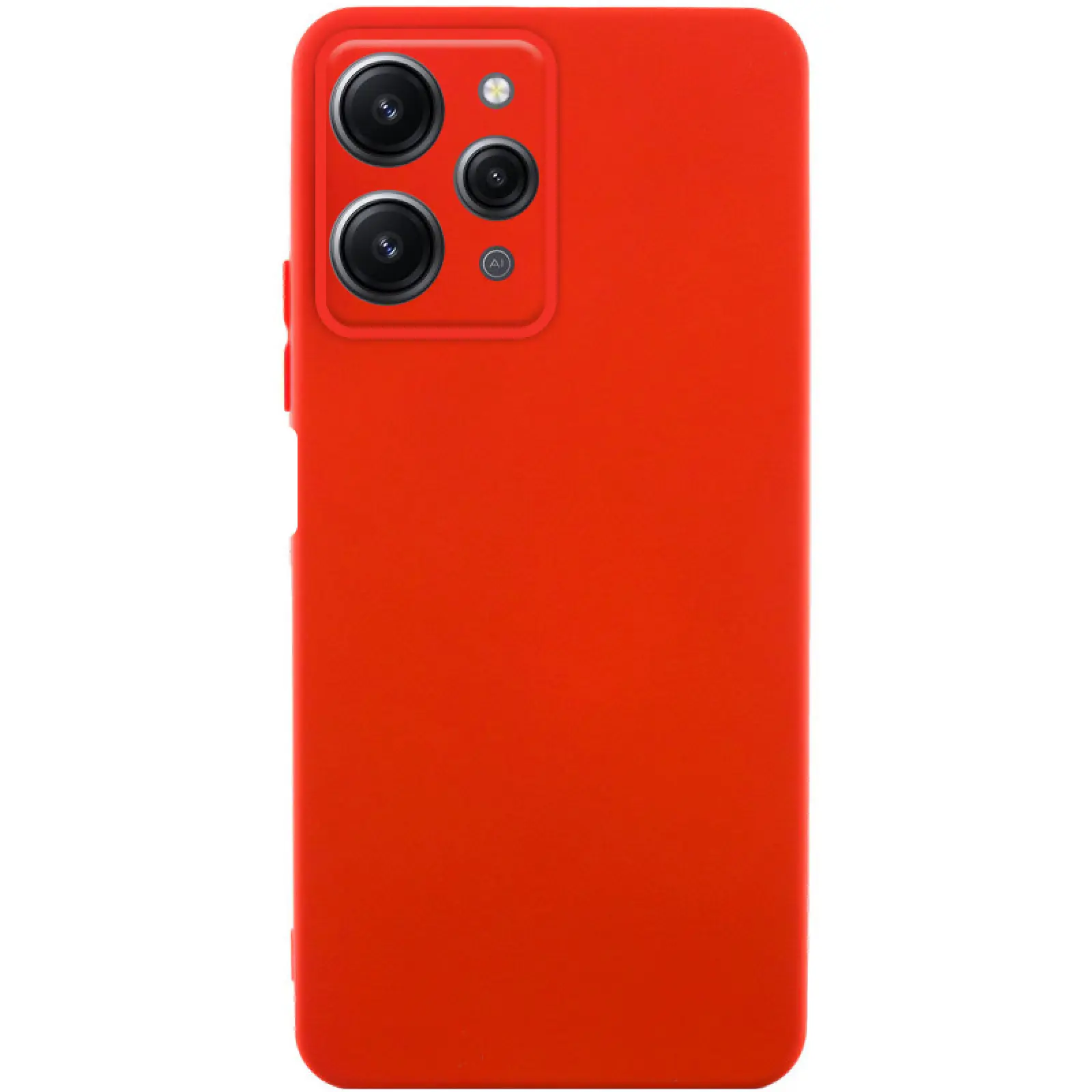 Чохол TPU GETMAN Liquid Silk Full Camera для Xiaomi Redmi 12, Червоний / Red, TPU, купити оптом з доставкою