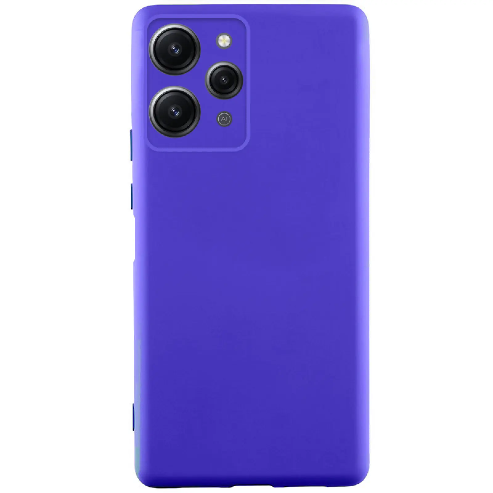 Чохол TPU GETMAN Liquid Silk Full Camera для Xiaomi Redmi 12, Синій / Iris, TPU, купити оптом з доставкою