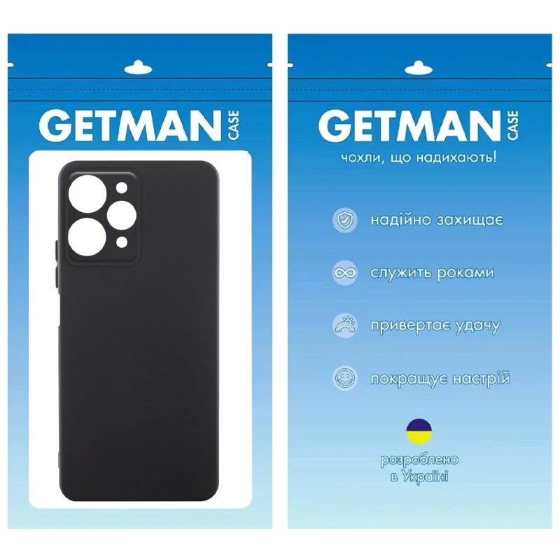 Чохол GETMAN Liquid Silk Full Camera для Xiaomi Redmi 12 | TPU + Мікрофібра на малюнкі №3
