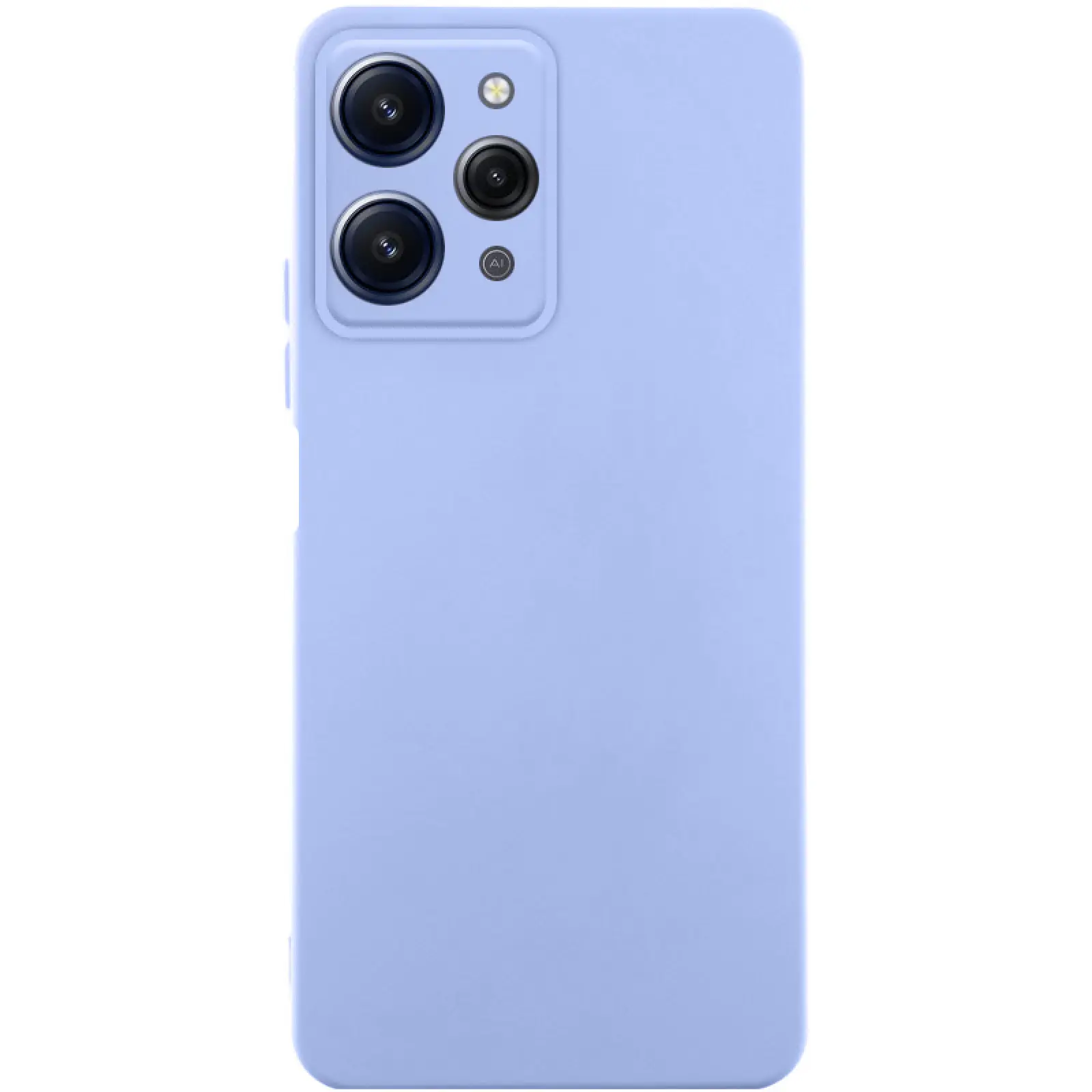 Чохол TPU GETMAN Liquid Silk Full Camera для Xiaomi Redmi 12, Бузковий / Light purple, TPU, купити оптом з доставкою