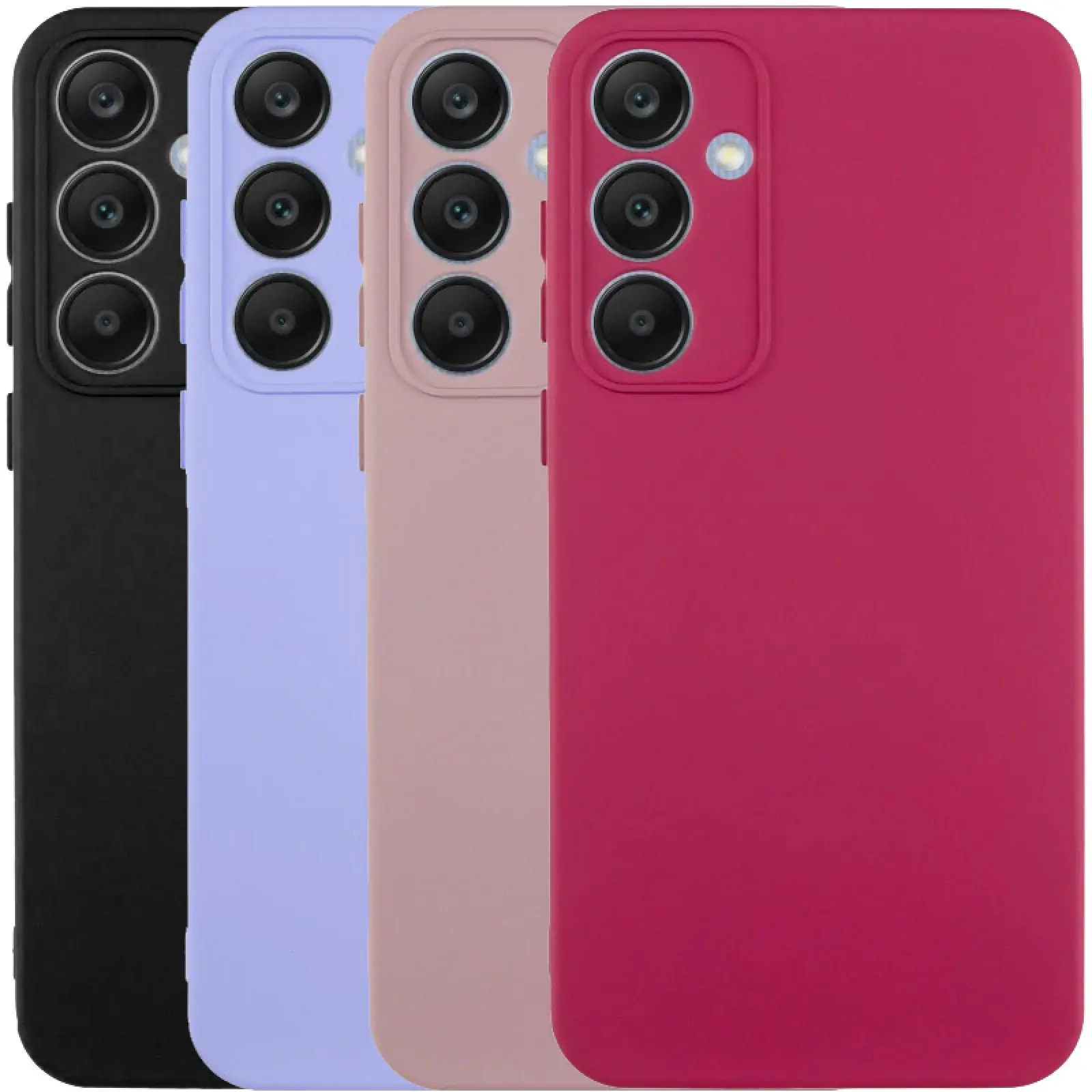 Чехол TPU GETMAN Liquid Silk Full Camera для Samsung Galaxy S23 FE, TPU, купить оптом с доставкой