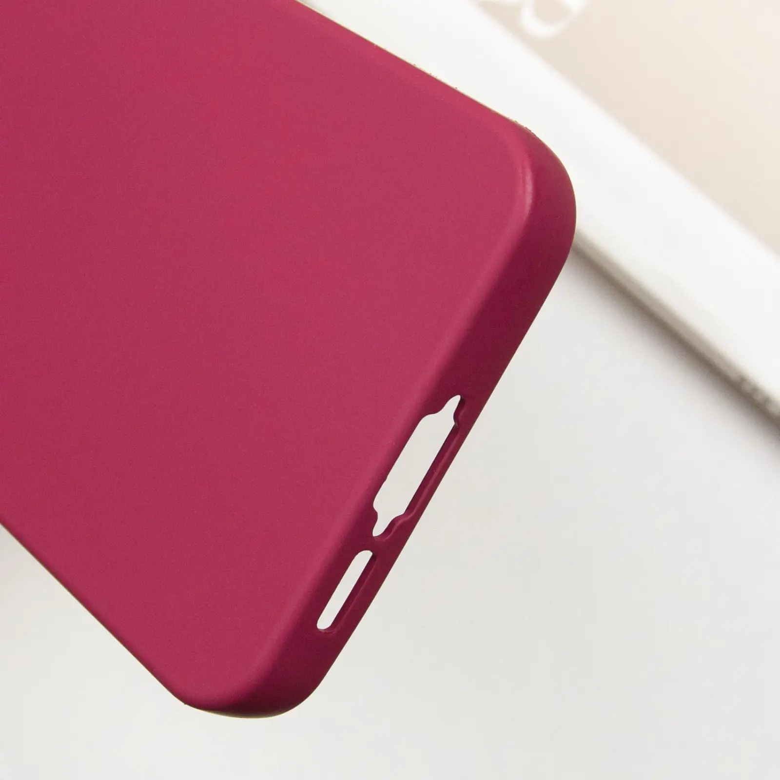 Чехол TPU GETMAN Liquid Silk Full Camera для Samsung Galaxy S23 FE, Бордовый / Marsala 5, TPU, купить оптом с доставкой