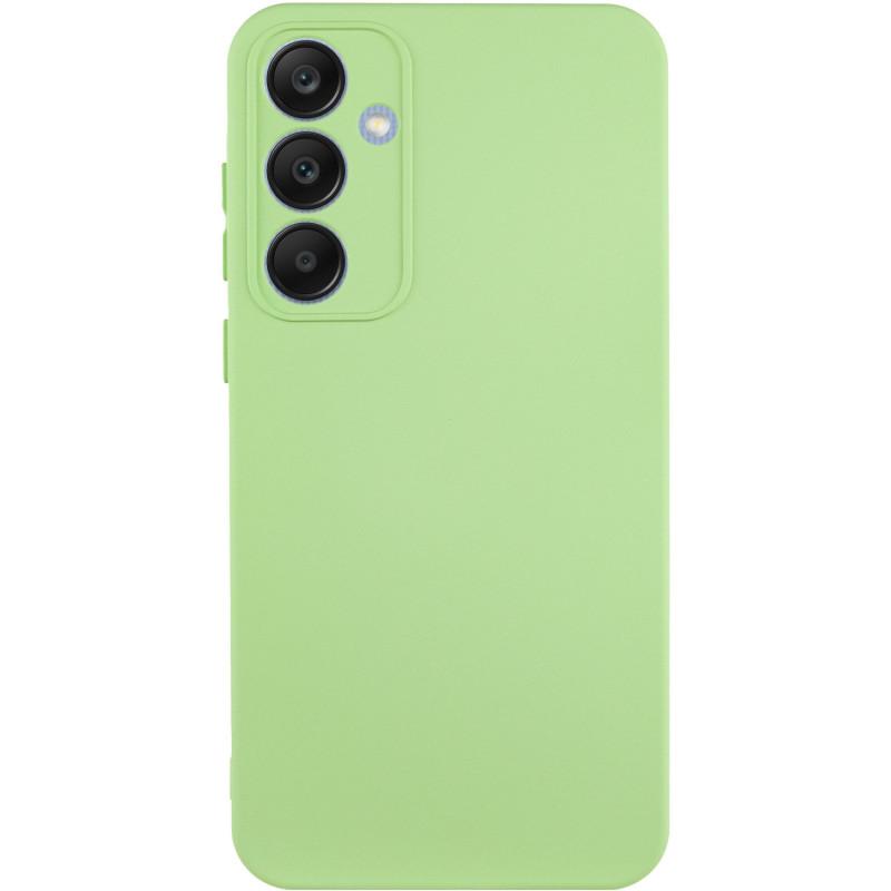 Чохол GETMAN Liquid Silk Full Camera для Samsung Galaxy S23 FE | TPU + Мікрофібра на малюнкі №1