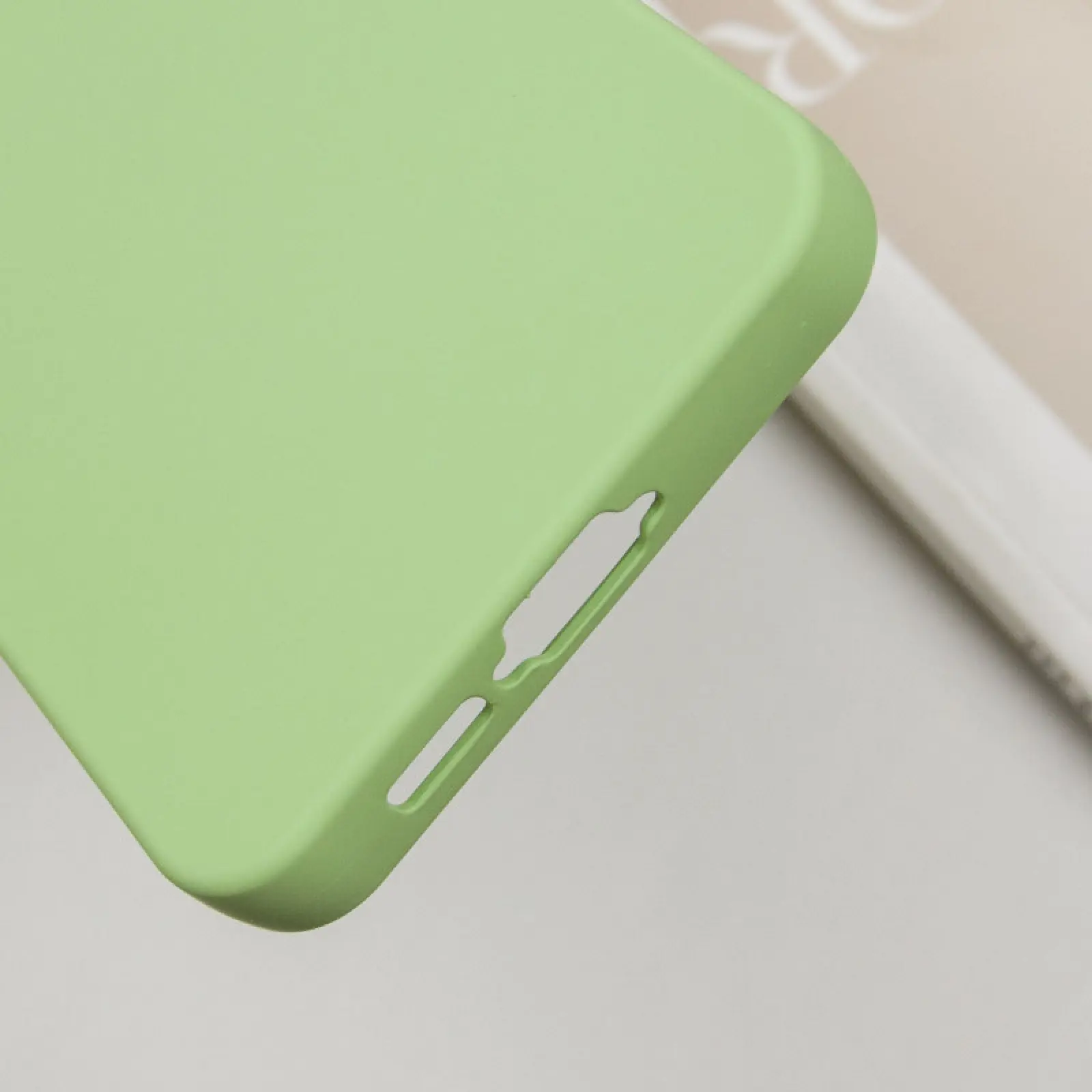 Чехол TPU GETMAN Liquid Silk Full Camera для Samsung Galaxy S23 FE, Зеленый / Pistachio 5, TPU, купить оптом с доставкой