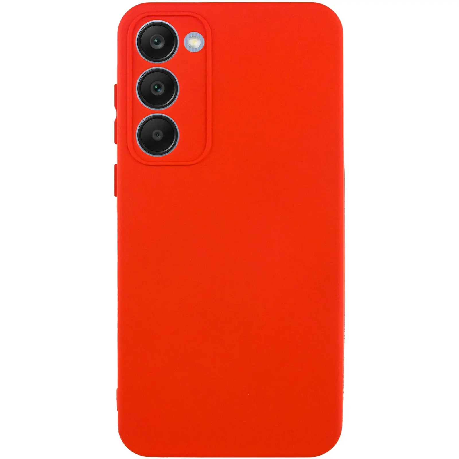 Чехол TPU GETMAN Liquid Silk Full Camera для Samsung Galaxy S23 FE, Красный / Red, TPU, купить оптом с доставкой