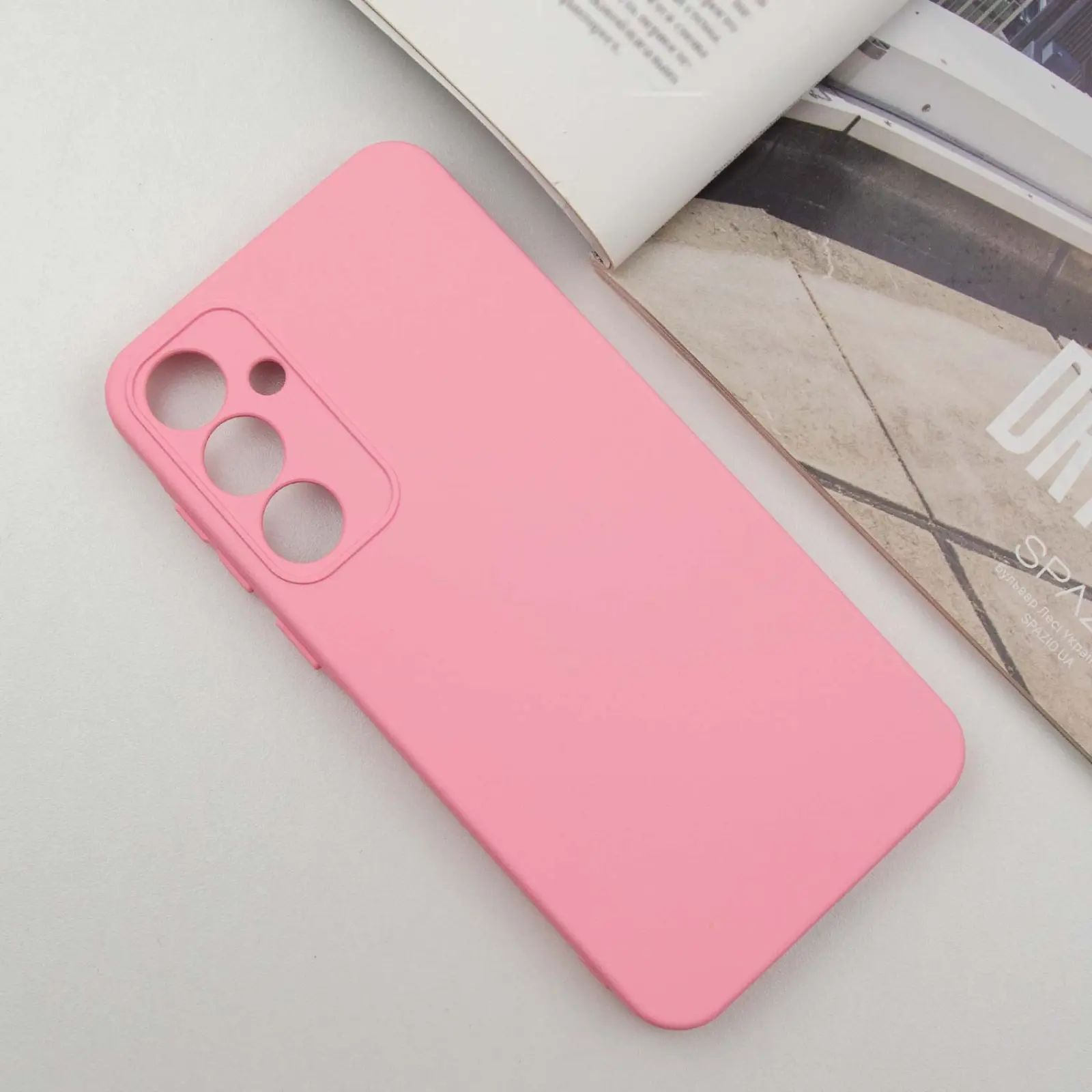 Чехол TPU GETMAN Liquid Silk Full Camera для Samsung Galaxy S23 FE, Розовый / Pink 1, TPU, купить оптом с доставкой