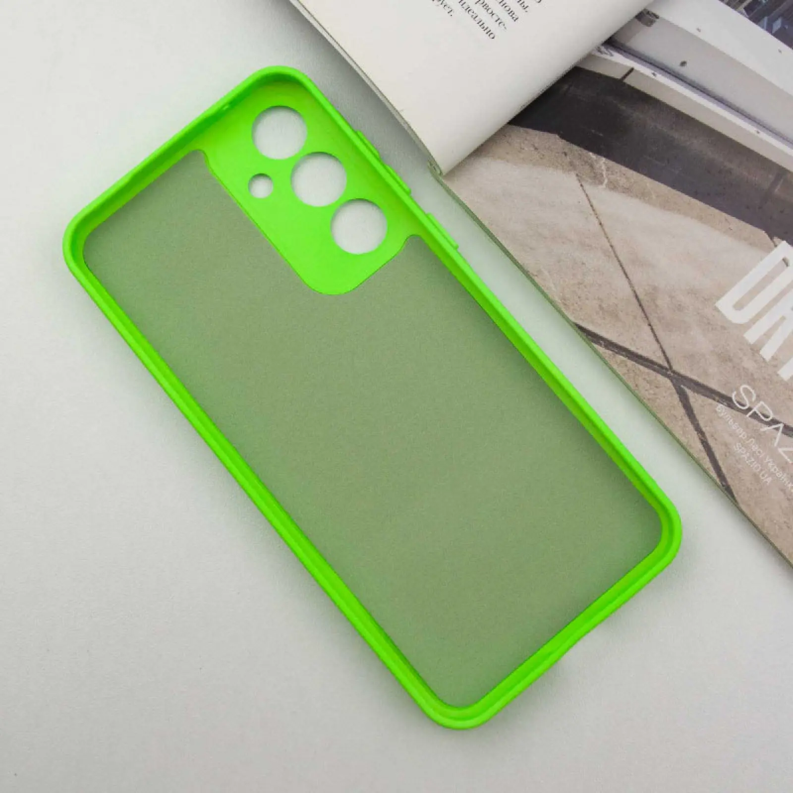 Чехол TPU GETMAN Liquid Silk Full Camera для Samsung Galaxy S23 FE, Салатовый / Neon Green 2, TPU, купить оптом с доставкой
