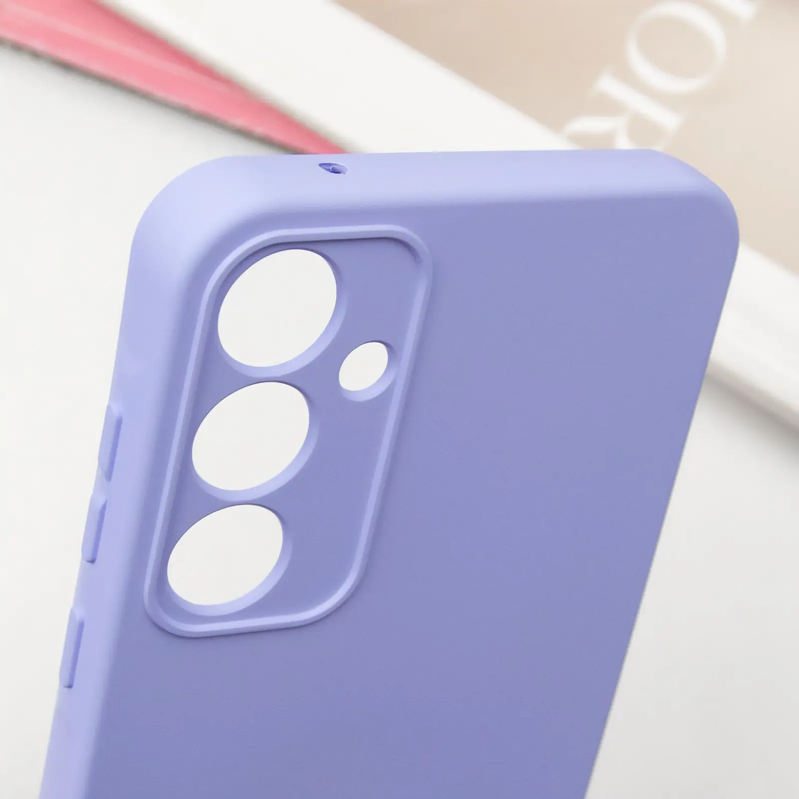 Чехол TPU GETMAN Liquid Silk Full Camera для Samsung Galaxy S23 FE, Сиреневый / Dasheen 5, TPU, купить оптом с доставкой