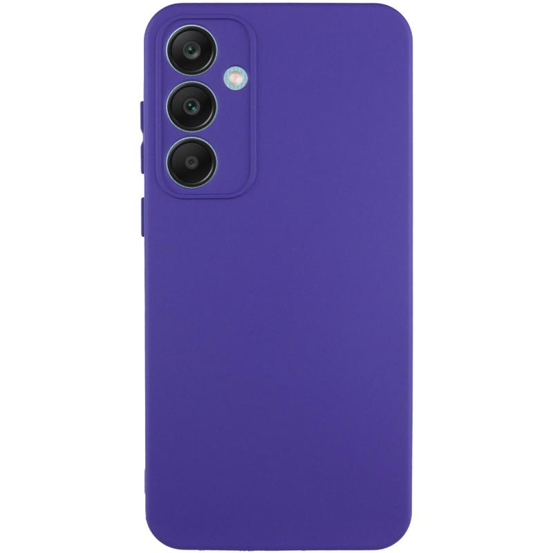Чохол GETMAN Liquid Silk Full Camera для Samsung Galaxy S23 FE | TPU + Мікрофібра на малюнкі №1