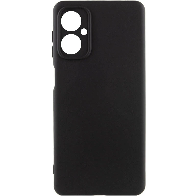 Чехол TPU GETMAN Liquid Silk Full Camera для Motorola Moto G14, Черный / Black, TPU, купить оптом с доставкой
