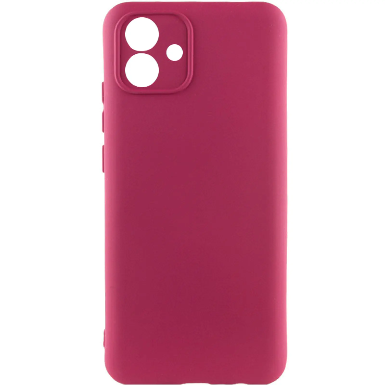 Чехол TPU GETMAN Liquid Silk Full Camera для Samsung Galaxy A05, Бордовый / Marsala, TPU, купить оптом с доставкой